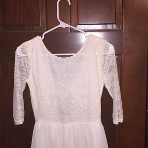 H&M off white dress